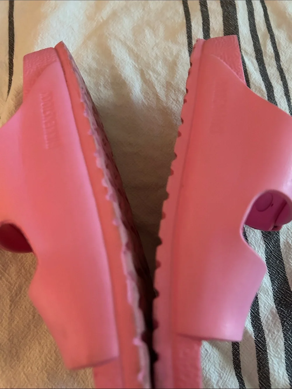 Birkenstock Kids Bubblegum Pink Two-Strap EVA Sandals